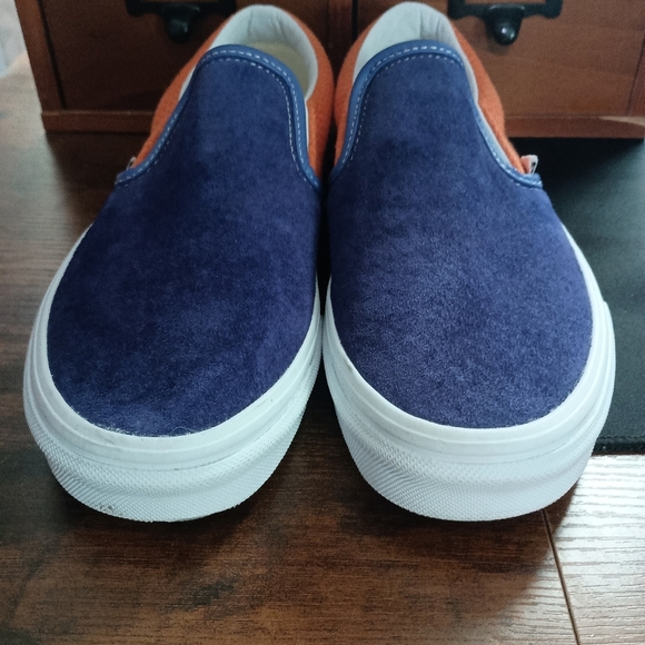 Vans Mens Purple and Orange Slip-On Sneakers_6.5 - Picture 4 of 8